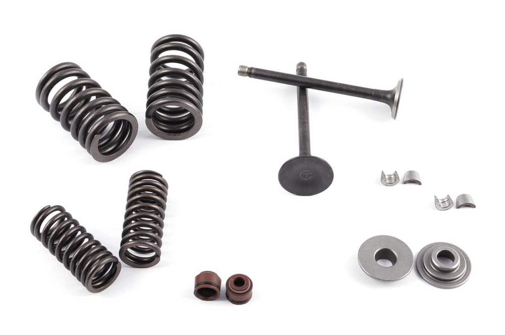 Клапаны (пара, в сборе) скутер 4 Т китай 80 (L-69mm) Мукачево - изображение 1