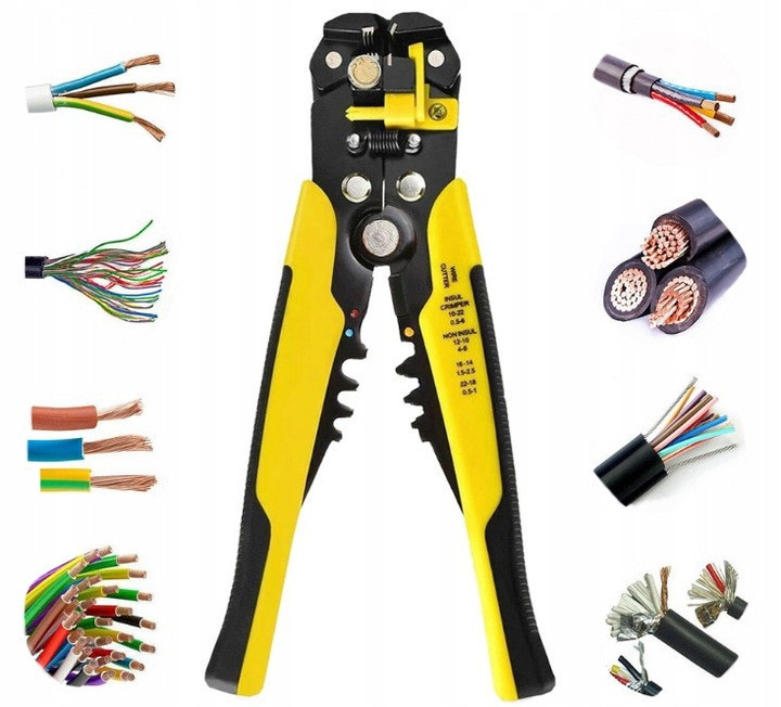 Автоматичний Знімач ізоляції з різкою та кремпером Bigstren (11748) Нововолинськ - фото 2