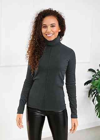 Жіноча тепла базова водолазка "Kelly" оптом | Норма 46-48, Графіт Київ