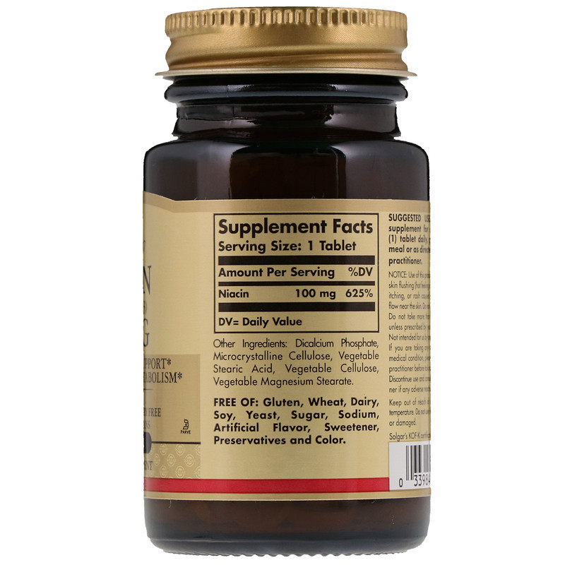 Вітамін В3 (Niacin) 100 мг 100 таблеток Київ - фото 2