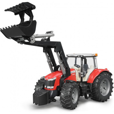 Спецтехника Bruder Massey Ferguson 7624 с передним погрузчиком 1:16 (03047) Винница - изображение 8