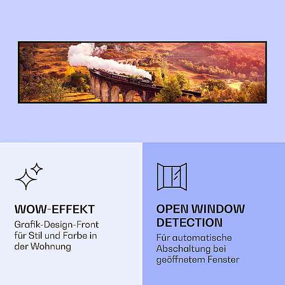 Wonderwall Air Art Інтелектуальний інфрачервоний нагрівач 120x30 см 350 Вт 120 x 30 см Рівне