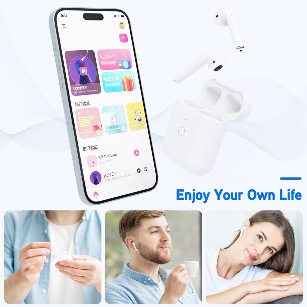 Уценка Сменный кейс для Airpods беспроводной зарядный чехол, совместимый с Air Pods 1-го и 2-го поколения, 450 мАч, Bluetooth Киев - изображение 8