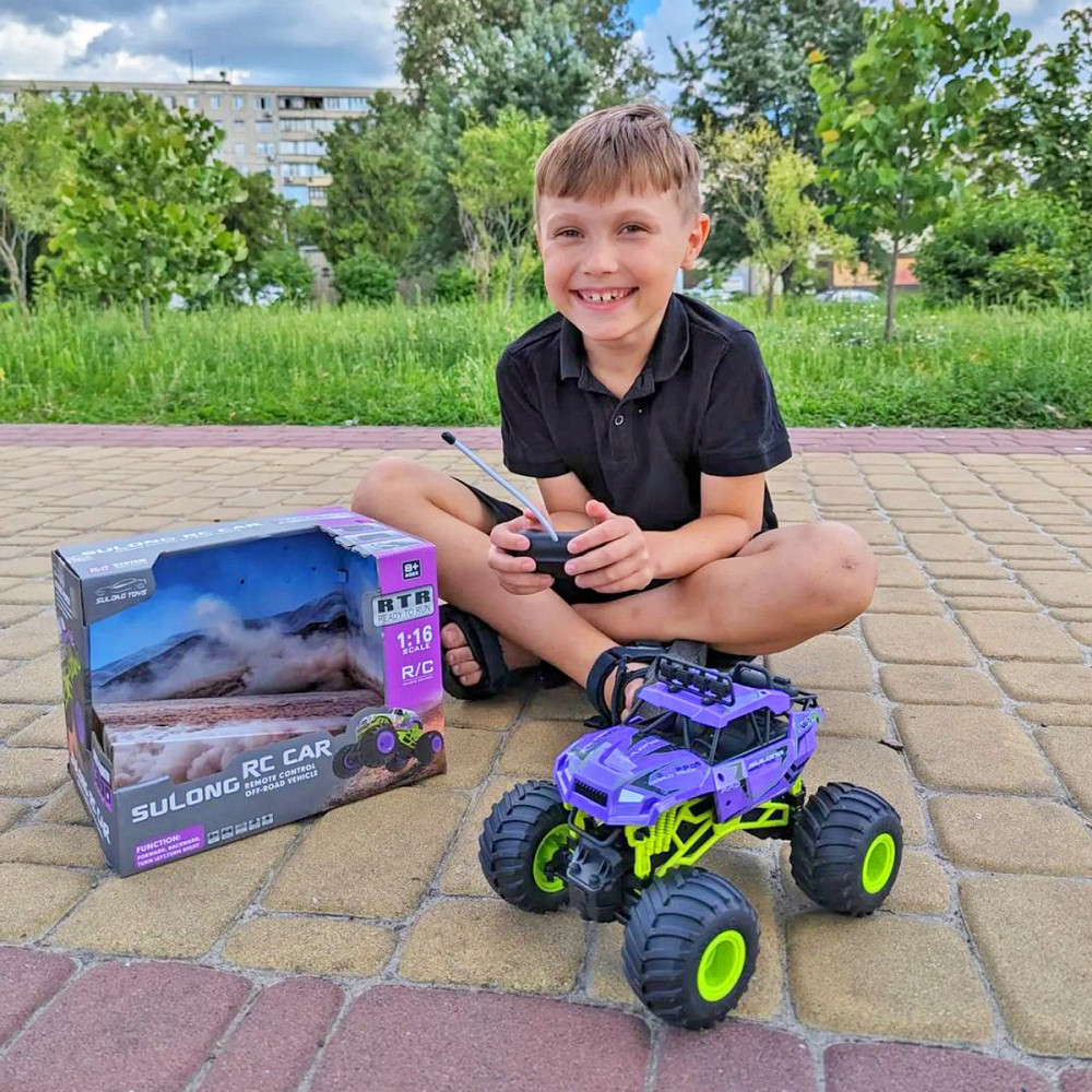 Автомобіль Bigfoot Off-road з р/к – Violet (1:16, 27 МГц (MHz)) Дніпро - фото 11
