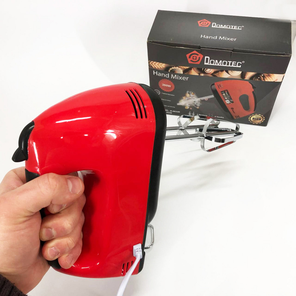 Міксер для хлібного тіста DOMOTEC R6633R 260 Вт, Міксер для кремів і мусів Зручний кухні LD-28 Львів - фото 14