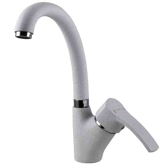 Змішувач для кухні Globus Lux QUEENSLAND GLQU-0203S-BIG-7-WHITE Тернопіль