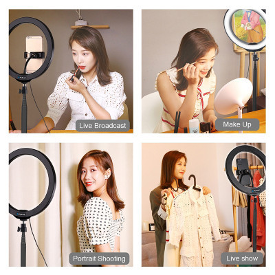 Набір блогера Puluz Ring USB LED lamp 10.2&quot;+ table mount 140cm (PKT3039) Вінниця - фото 7