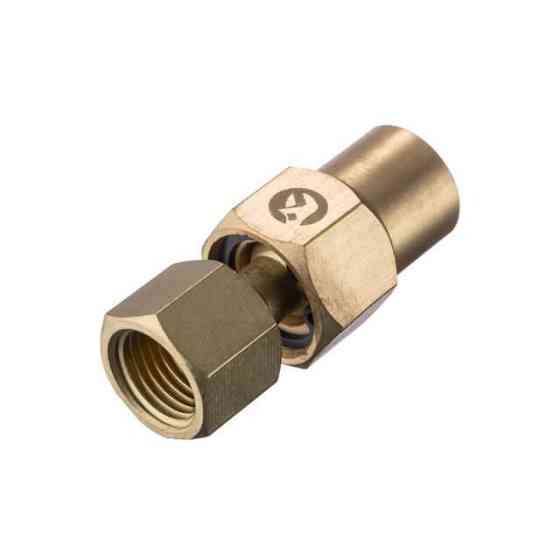 Шарнір поворотний, внутрішня різьба 1/4"-1/4", латунь, STORM INTERTOOL PT-2209 Київ