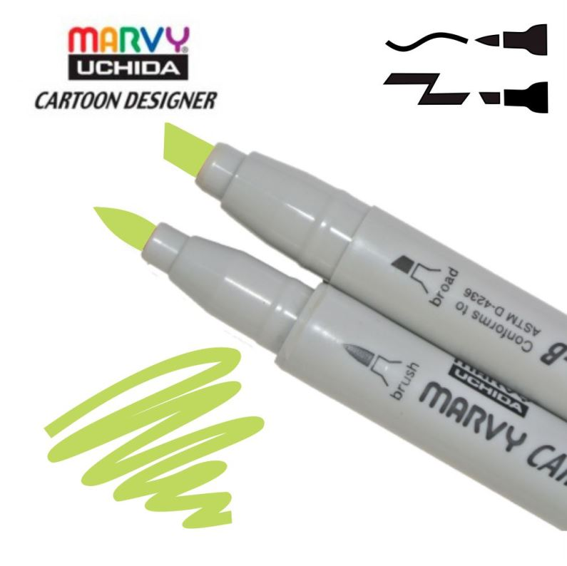 Маркер двусторонний Marvy 1900B-S Киев - изображение 1