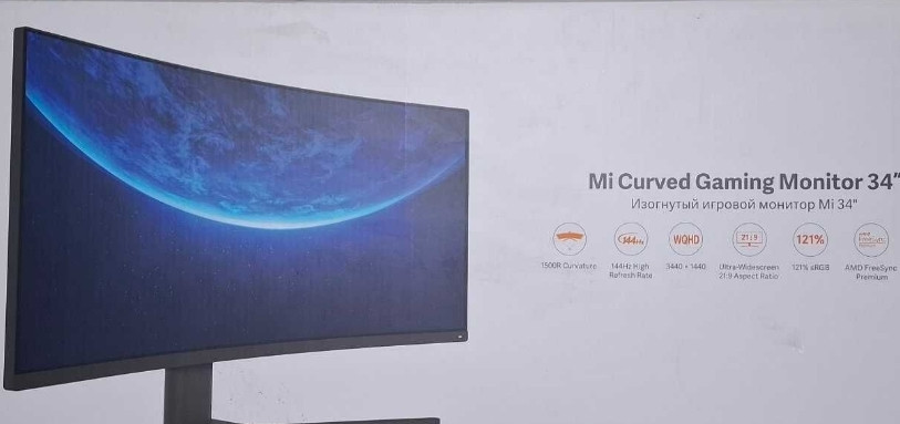 Монитор ігровий монітор Xiaomi Curved Gaming Monitor 34" Київ - фото 2