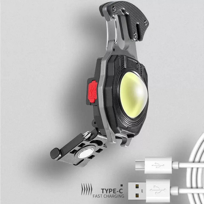 Ліхтар туристичний акумуляторний ZTZ LED 7 режимів (Чорний) Миколаїв - фото 5