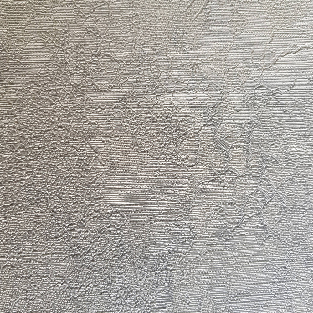 Обои метровые винил на флизелине Decowall Retro под штукатурку эффект потертости светло серые с серебром Киев - изображение 1