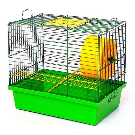 Клітка для дрібних гризунів Хом'як-2 оцинкована  33х23х29 см Лорі Київ