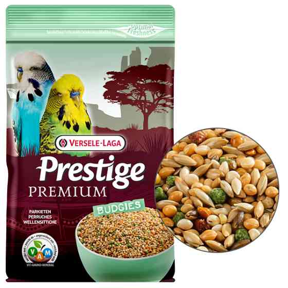 Versele-Laga Prestige Premium Вudgies ВЕРСЕЛЕ-ЛАГА ПРЕСТИЖ ПРЕМИУМ ПОПУГАЙЧИК полнорационный корм для волнистых попугаев Киев