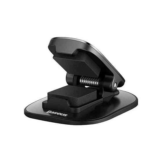 Автомобільний тримач для окулярів Baseus Platinum Vehicle eyewear clip （Paste type） Black Ковель