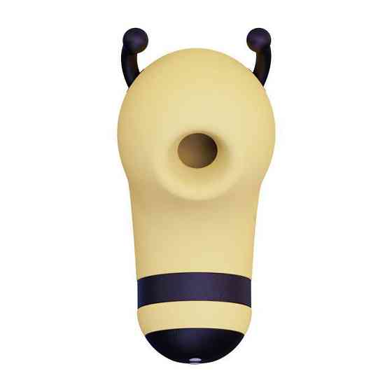 Вакуумний стимулятор із мікрострумами CuteVibe Beebe Yellow, на палець Sex Aura Київ