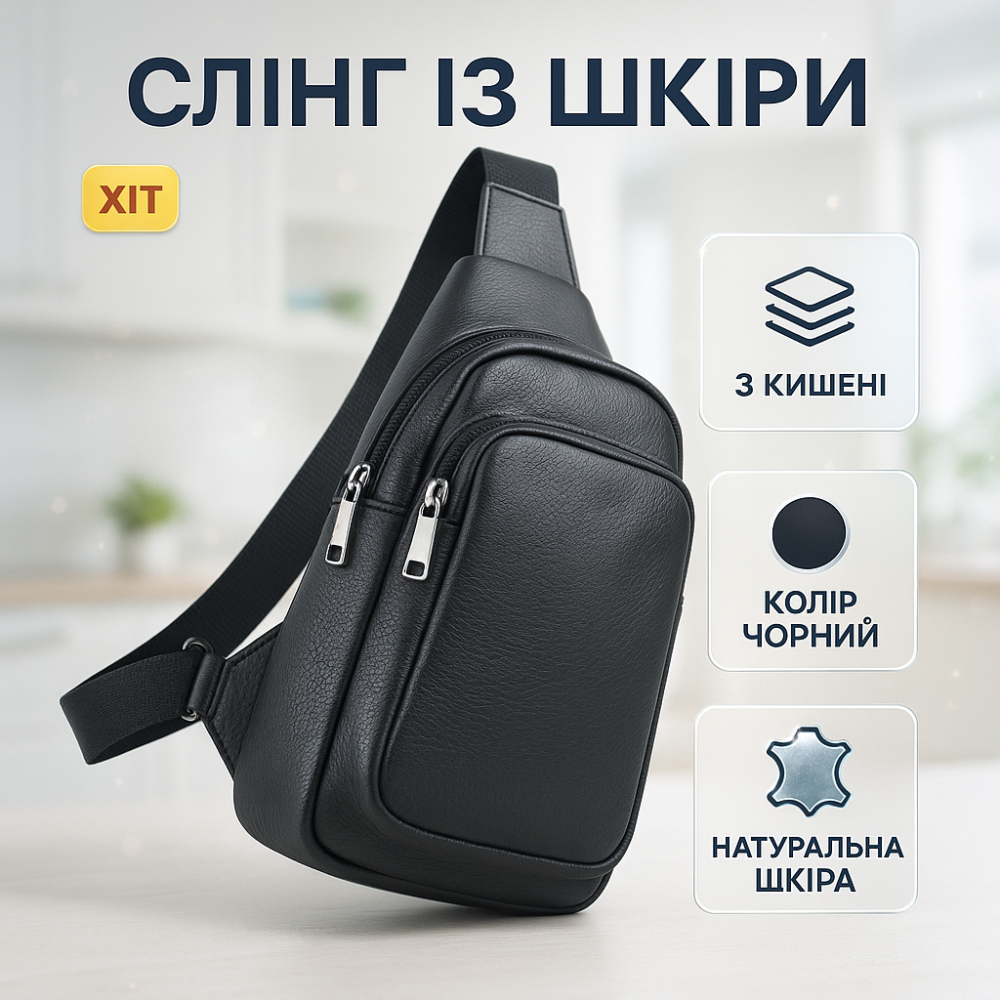 Мужская сумка через плечо вместительная, Сумка мужская легкая через плечо кобура наплечная UY-74 Львов - изображение 20