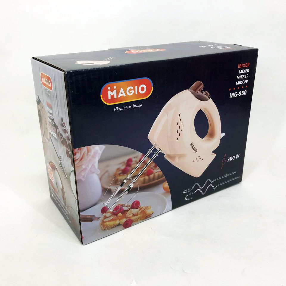 Миксер для приготовления теста и кремов, Миксер бытовой кухонный Ручной кухонный для кондитера TX-46 Львов - изображение 1