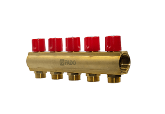 Балка коллекторная с вентилями FADO 1