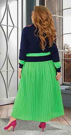 Костюм зі спідницею в складку плісе великого розміру (52) Київ
