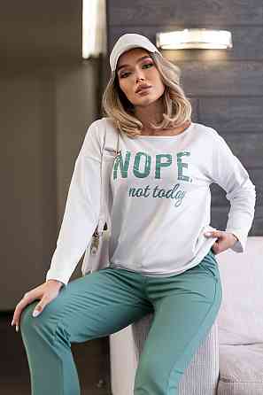 Жіночий спортивний костюм двонитка "Foll" | Норма і батал Фісташковий, 42-44 Київ