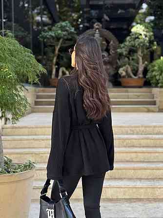 Женский теплый модный кардиган. Черный, 46/48 Одесса