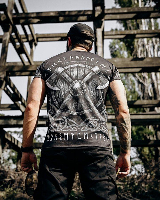 Тактична потовідвідна футболка oblivion ODIN ДЛ7160 Одеса - фото 7