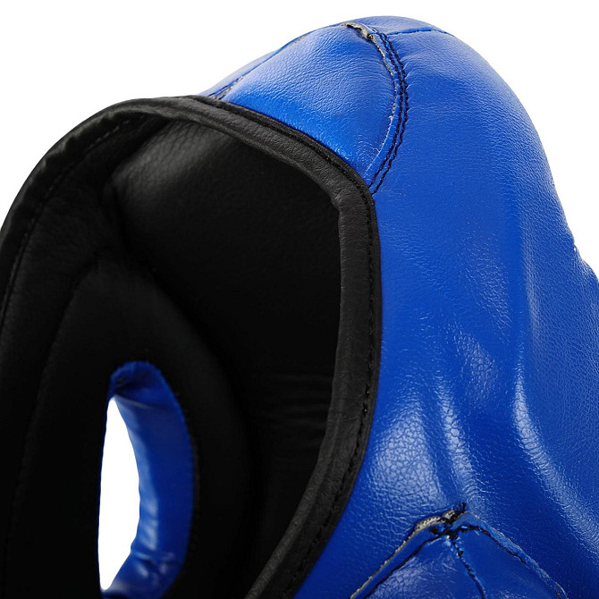 Шолом боксерський з повним захистом шкірозамінник BOXER NEW 2036-N М-XL Вишневе - фото 2