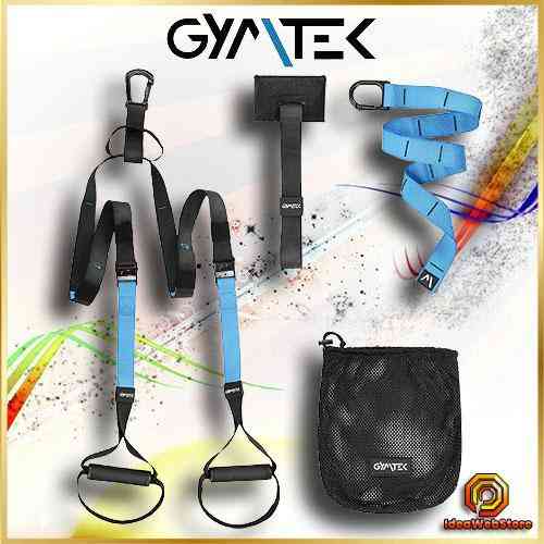 Петлі для тренувань TRX Gymtek Pro професійні петлі для силових вправ і кросфіту блакитні Київ