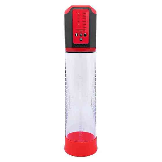 Автоматична вакуумна помпа Men Powerup Passion Enlargement system Red, перезаряджувана, 5 режимів Sex Aura Київ