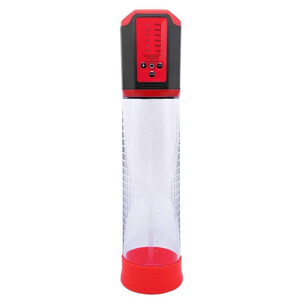Автоматическая вакуумная помпа Men Powerup Passion Enlargement system Red, перезаряжаемая, 5 режимов Sex Aura Киев - изображение 1