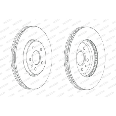 Тормозной диск FERODO DDF2191C-1 Винница - изображение 1