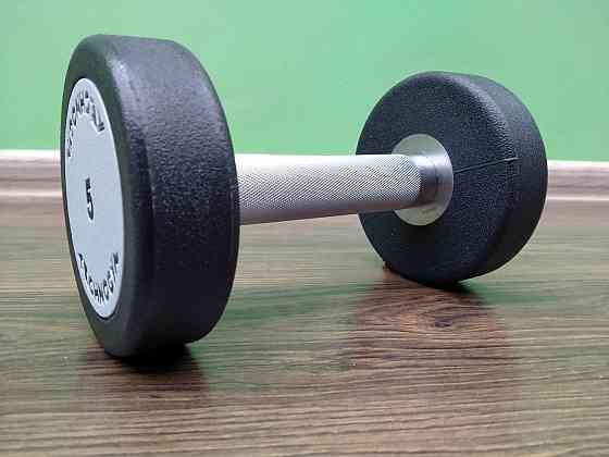 Гантель 5 кг цільна поліуретанова TECHNOGYM Київ