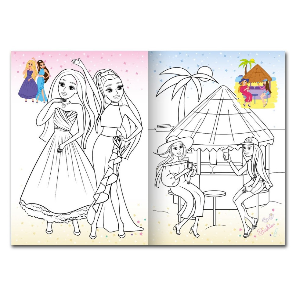 Дитяча розмальовка "Дівчача вечірка" РМ-77-06 з маскою Вінниця - фото 3