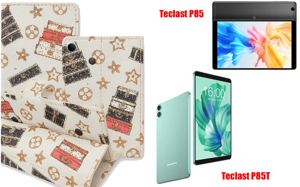 Книга-трансформер для планшета Teclast P85, P85T, цвет Black Lyi White Киев - изображение 1