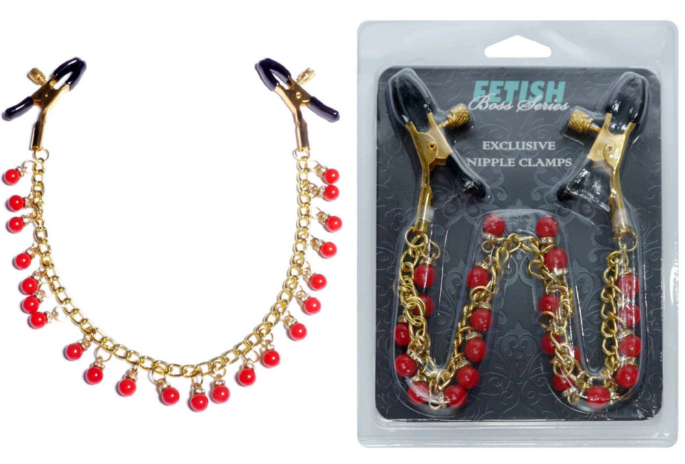 Зажимы для сосков Fetish Boss Series - №15 Exclusive Nipple Clamps, BS6100045 Sex Aura Киев - изображение 1