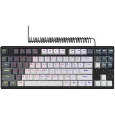 Клавіатура Lorgar Azar 514TKL RGB Mechanical USB UA White/Grey (LRG-GK514TKL-WH-UA) Вінниця