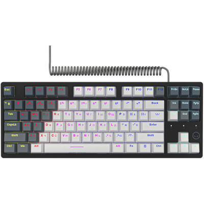 Клавиатура Lorgar Azar 514TKL RGB Mechanical USB UA White/Grey (LRG-GK514TKL-WH-UA) Винница - изображение 1