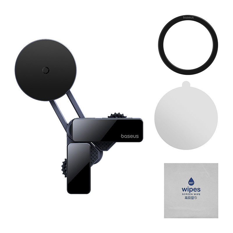 Автотримач для телефона Baseus MaxView Magnetic Car Mount for In-Vehicle Infotainment Screen Space Grey Киев - изображение 7