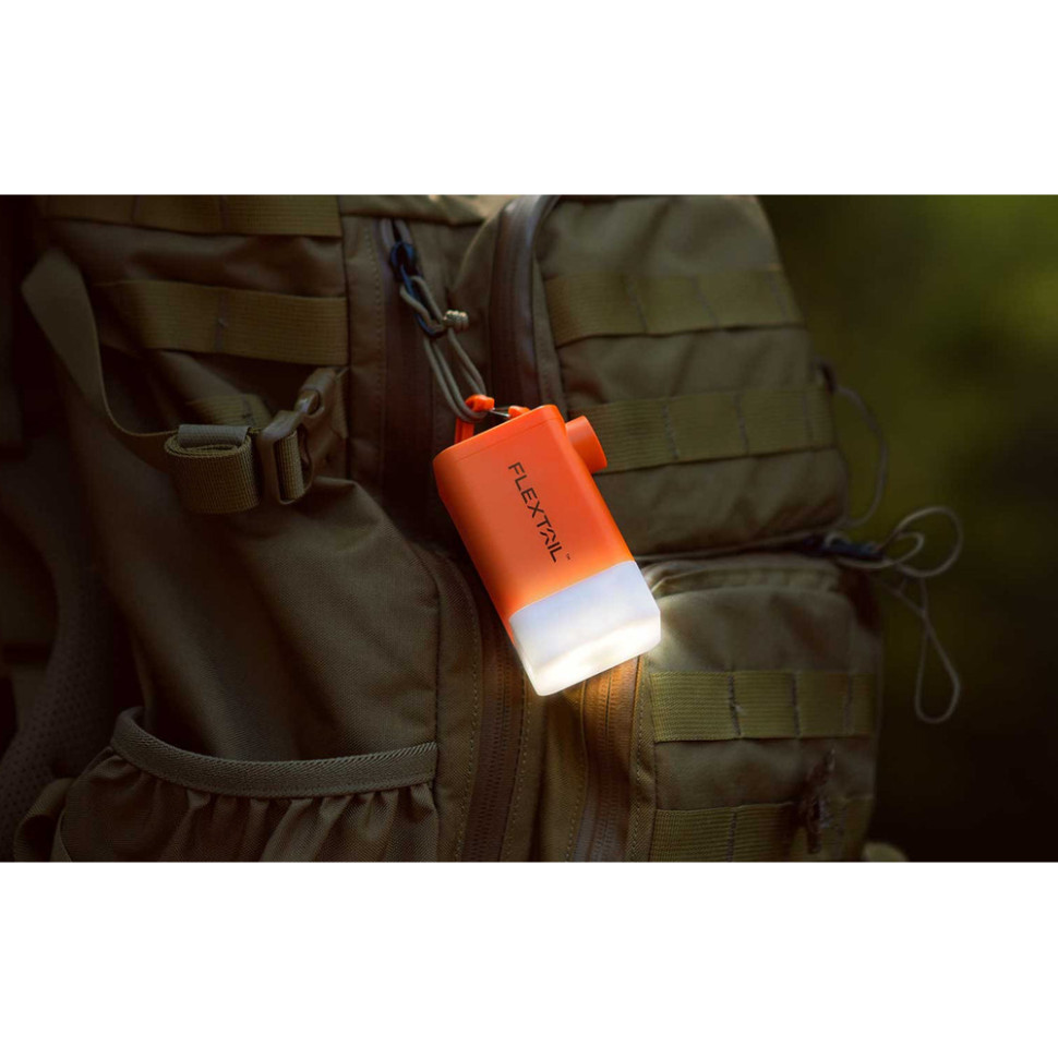 Насос-ліхтар-powerbank кемпінговий Flextail Max Pump 2 Plus, помаранчевий Київ - фото 8