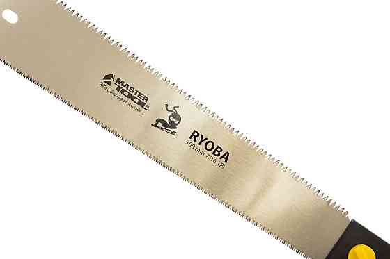 Ножівка столярна MASTERTOOL 7TPI/16TPI JAPAN CUT RYOBA 300 мм загартований зуб 3-D заточування 14-2714 Рівне
