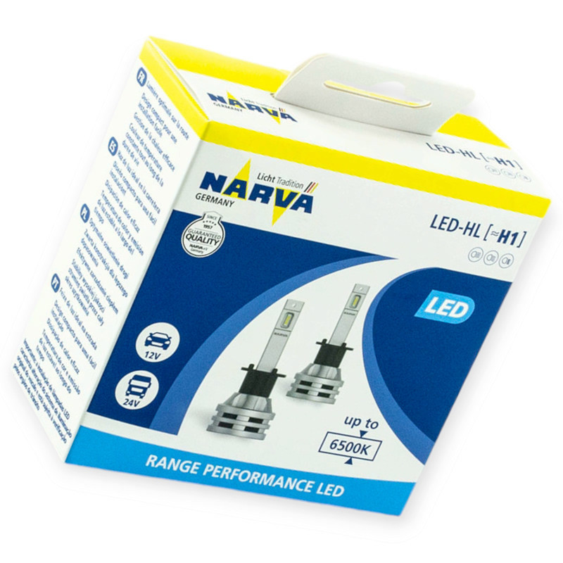 Автолампа H1 12V-24V RPL2 19W 6500K NARVA LED Мукачево - фото 1