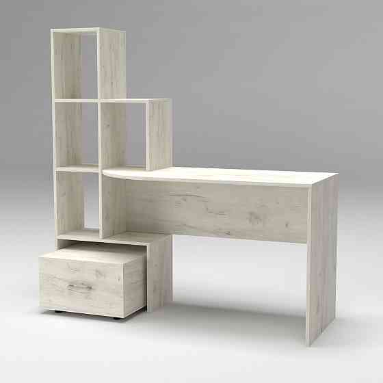 Стіл письмовий СП-1 №2, Дуб Крафт Білий, 1500/550/1500 Львів