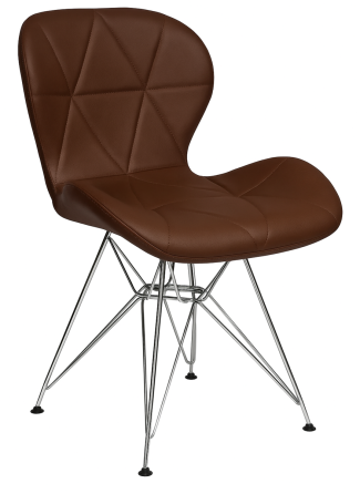 Стілець Стар S екошкіра коричнева Днепр