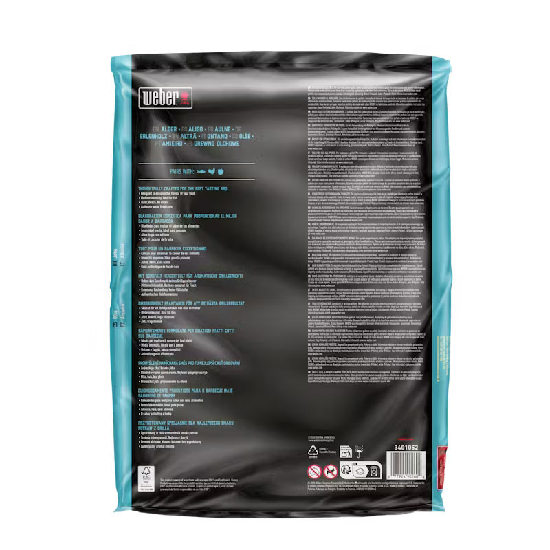 Пеллеты для гриля Weber FSC Alder (Ольха) 8 кг 3401052 Код: 013069 Ровно - изображение 2