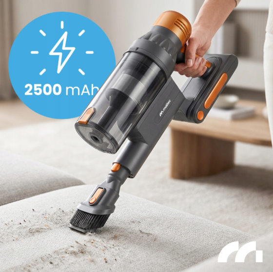 Вертикальный беспроводной пылесос без мешка с электрощеткой и светодиодной подсветкой 3в1, 500 ВТ (Польша) Киев