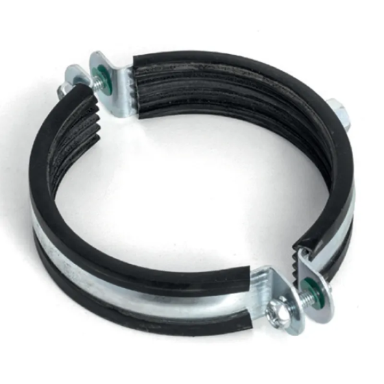 Хомут трубний оцинкований Koer KCB.20 1-1 /2" (47-51) чорний (KR2799) Київ