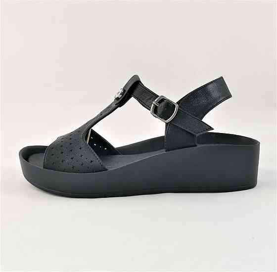 Жіночі Сандалі Босоножки на Танці Платформа Чорні літені (розміри: 37,38,39) - 1-1 Дніпро