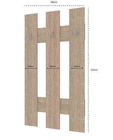 Вішалка для одягу Doros Н1 Дуб Cонома 65х3,2х115 (DRS-011559) Львів