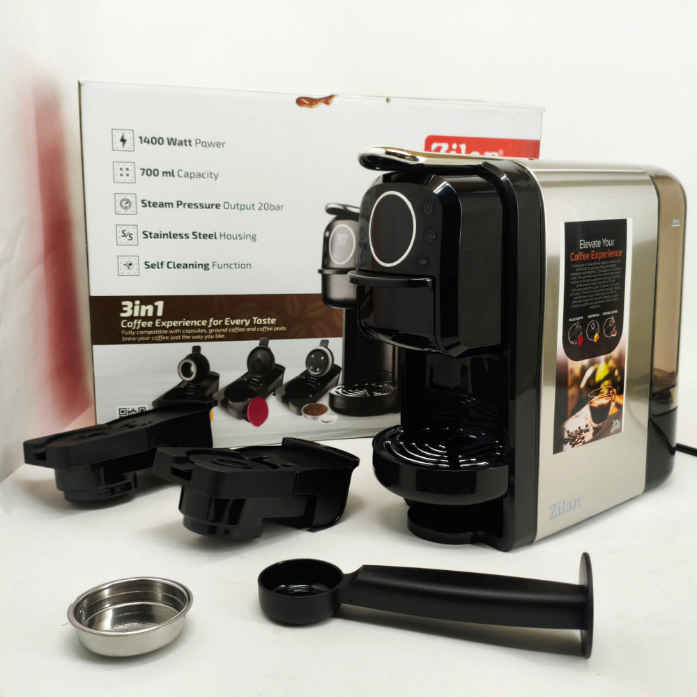 Кофемашина капсульная Zilan ZLN2846 20 Bar 700мл 1400Вт сенсорная ZE-22 Львов - изображение 12